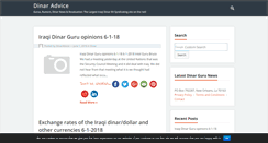Desktop Screenshot of dinaradvice.com
